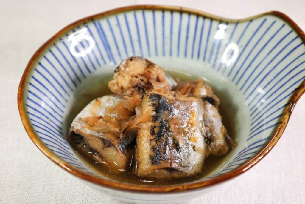 さんまの梅おかか煮