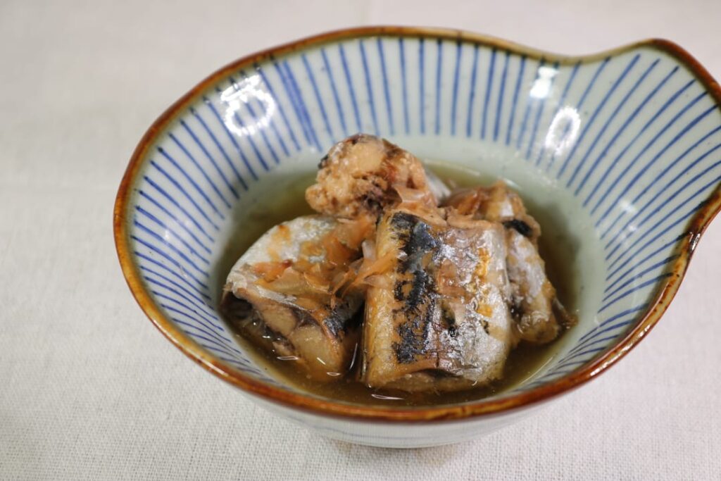 さんまの梅おかか煮