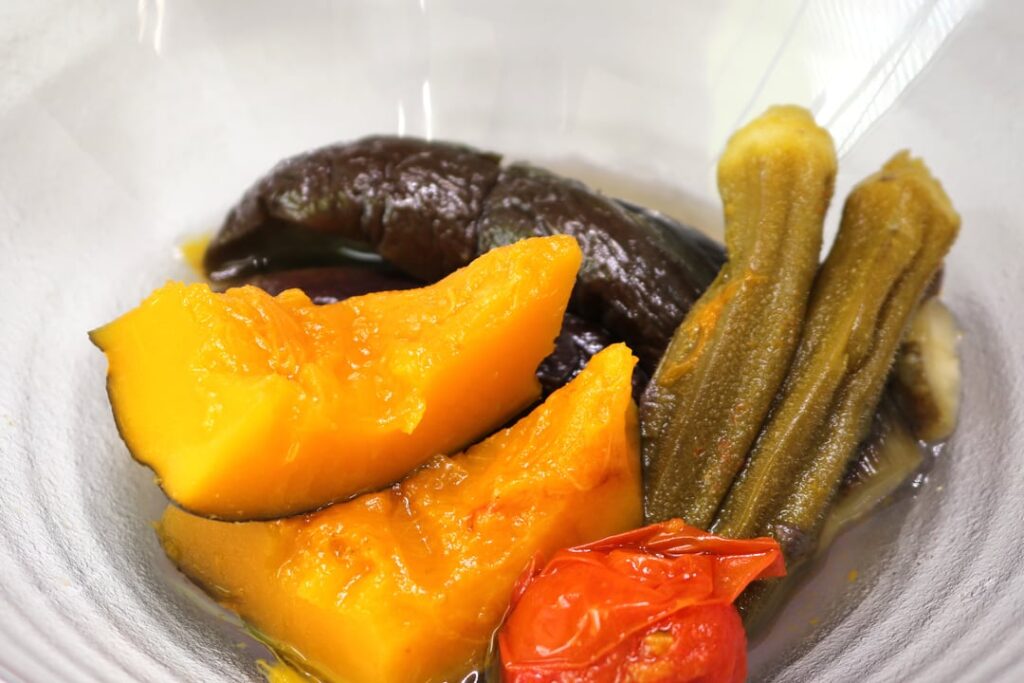夏野菜の冷やし煮物
